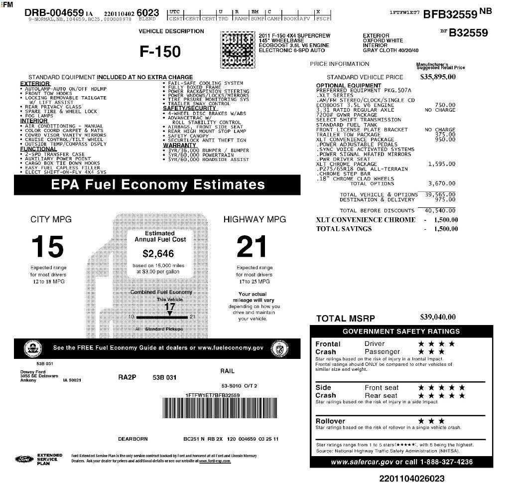 2011 Ford F-150 XLT
