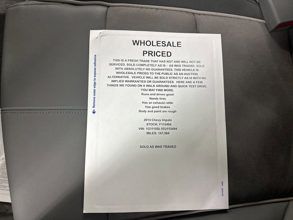 2014 Chevrolet Impala LT