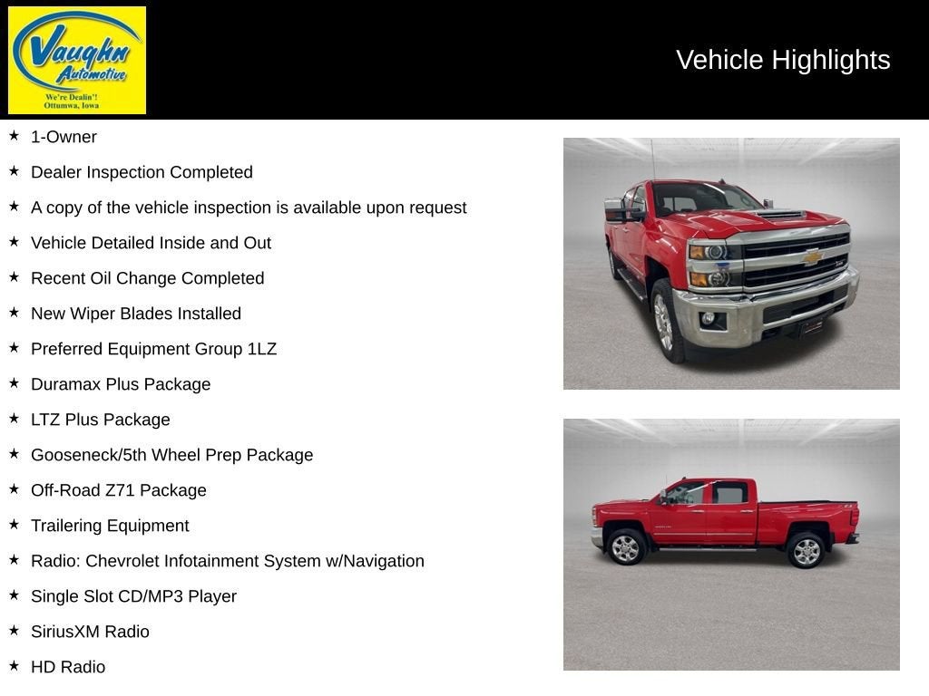 2019 Chevrolet Silverado 2500 HD LTZ