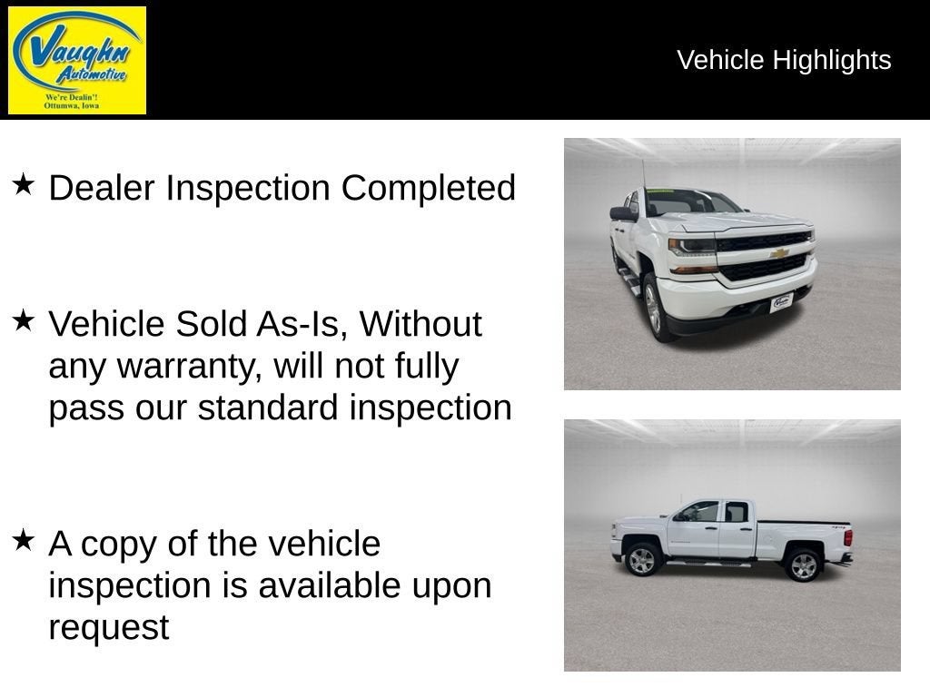 2016 Chevrolet Silverado 1500 Custom