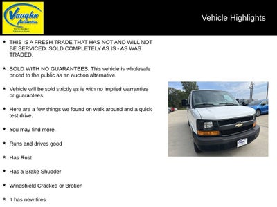 2011 Chevrolet Express Cargo 3500 Work Van