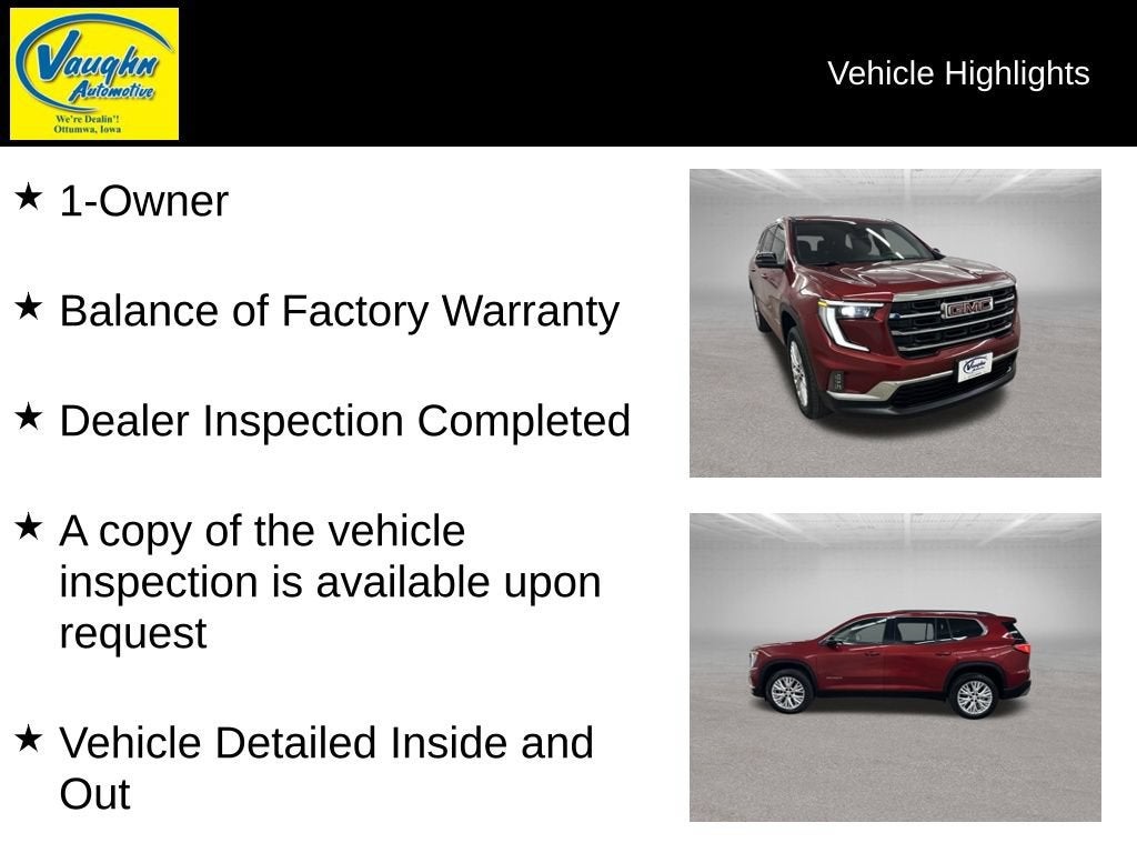 2025 GMC Acadia Elevation