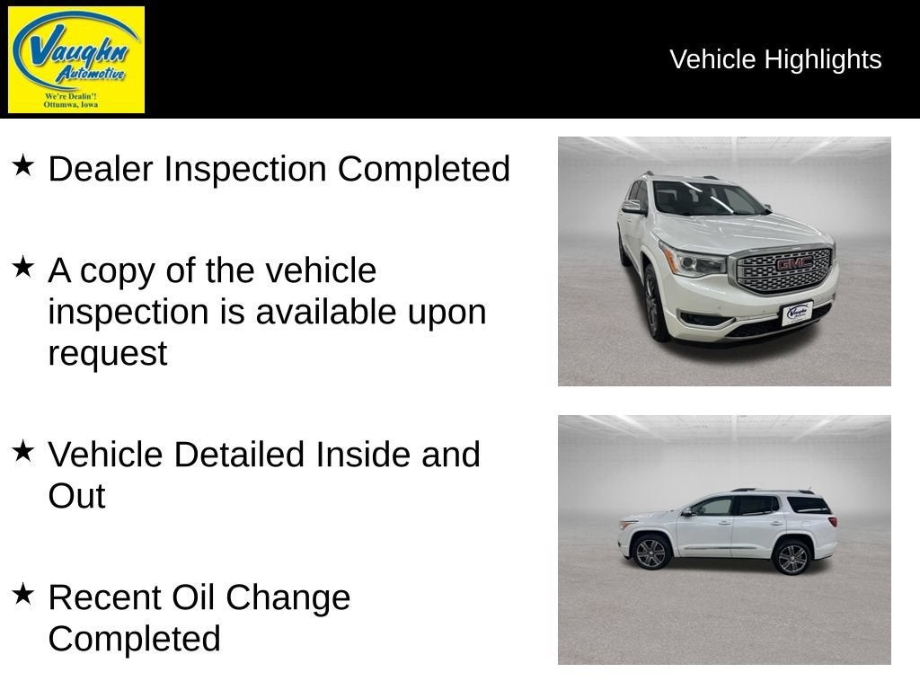 2018 GMC Acadia Denali