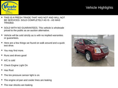 2012 GMC Yukon SLT