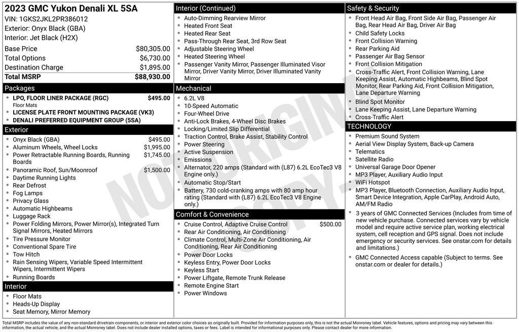 2023 GMC Yukon XL Denali