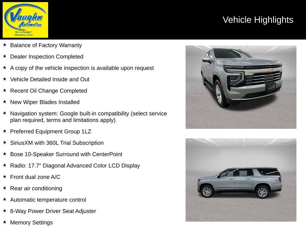 2025 Chevrolet Suburban Premier