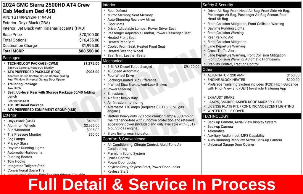 2024 GMC Sierra 2500 HD AT4