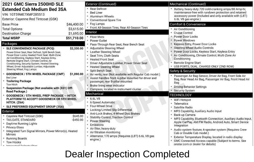 2021 GMC Sierra 2500 HD SLE