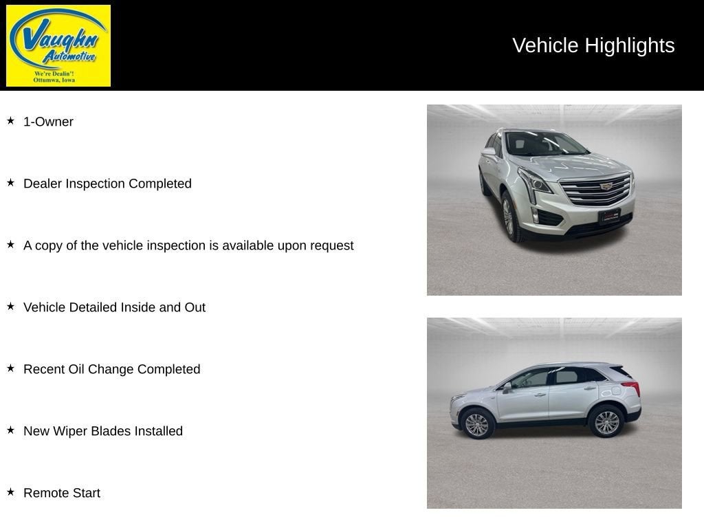 2017 Cadillac XT5 Luxury FWD