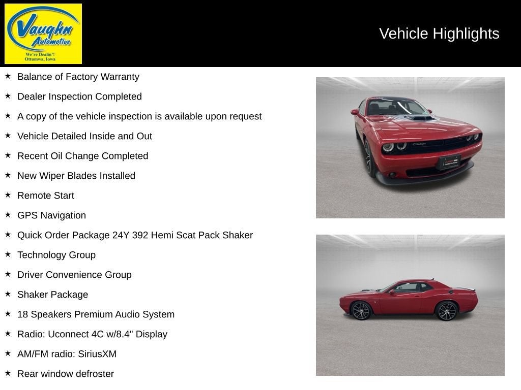 2017 Dodge Challenger 392 Hemi Scat Pack Shaker