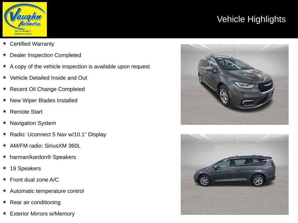 2022 Chrysler Pacifica Limited