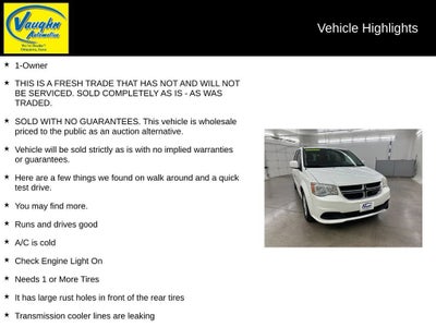 2012 Dodge Grand Caravan SXT