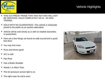 2011 Chevrolet Impala LS Fleet