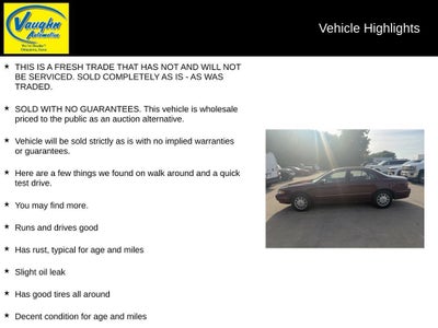 2002 Buick Century Custom
