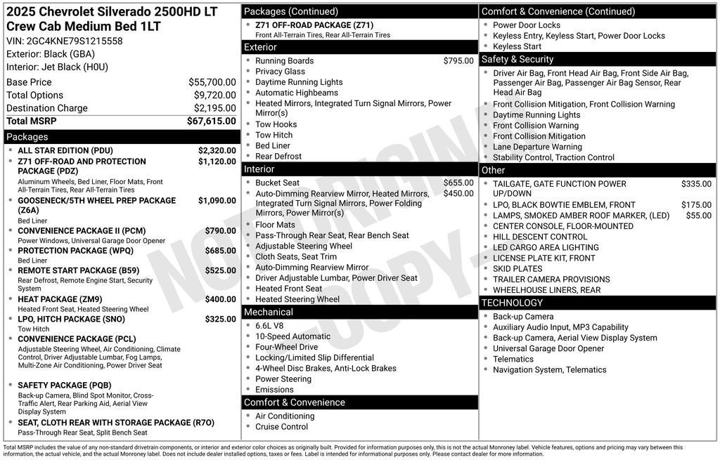 2025 Chevrolet Silverado 2500 HD LT