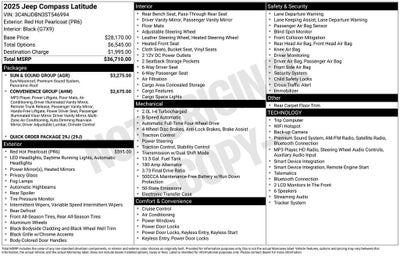 2025 Jeep Compass Latitude