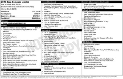 2023 Jeep Compass Limited