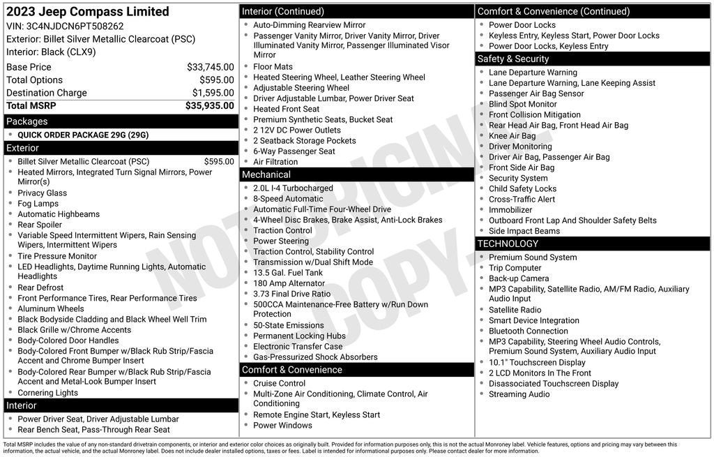 2023 Jeep Compass Limited