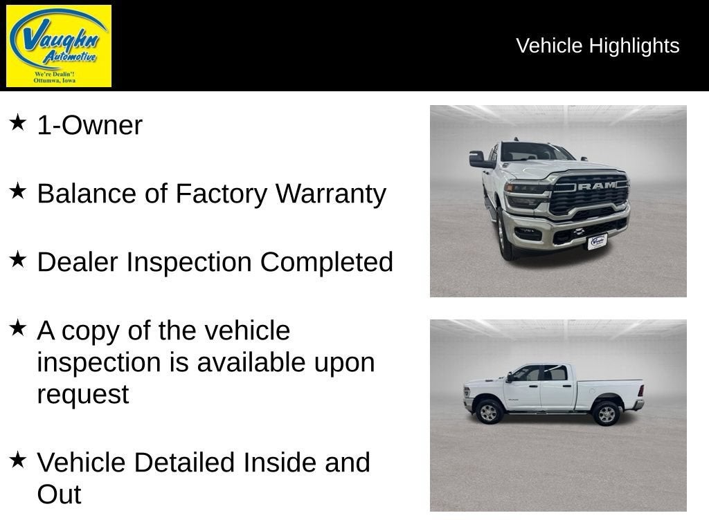 2026 RAM 2500 Big Horn
