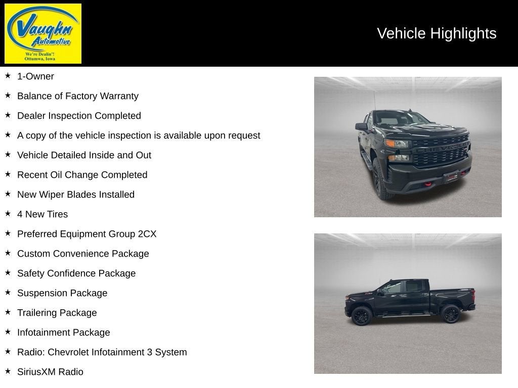 2022 Chevrolet Silverado 1500 LTD Custom Trail Boss