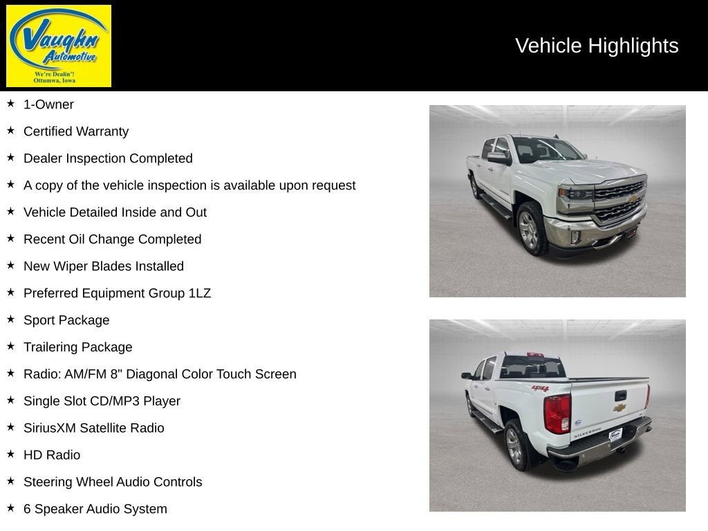 2018 Chevrolet Silverado 1500 LTZ
