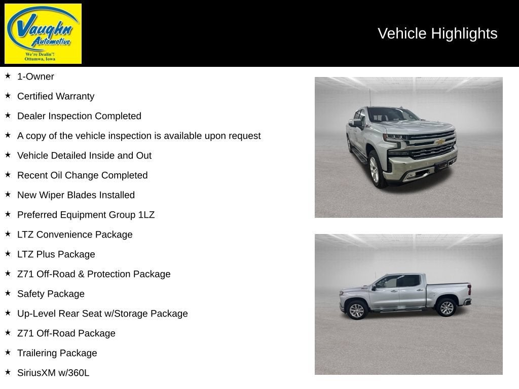 2020 Chevrolet Silverado 1500 LTZ
