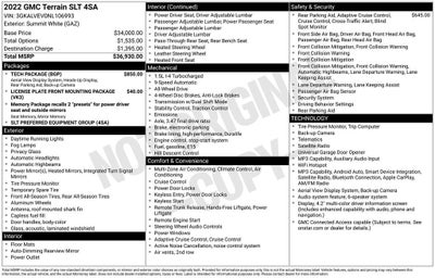 2022 GMC Terrain SLT