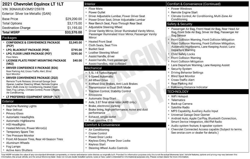 2021 Chevrolet Equinox LT