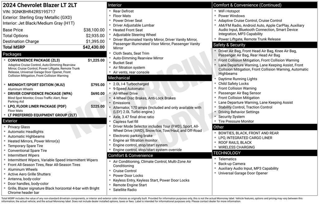 2024 Chevrolet Blazer 2LT