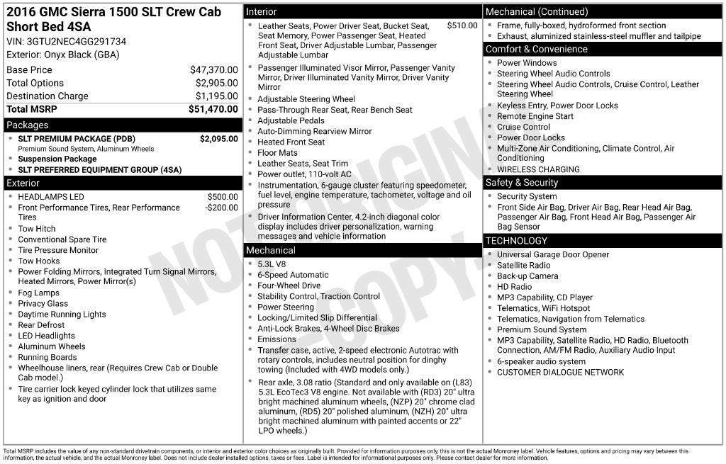 2016 GMC Sierra 1500 SLT
