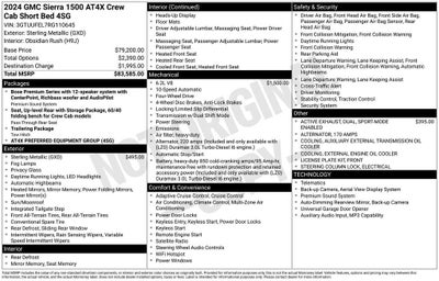 2024 GMC Sierra 1500 AT4X