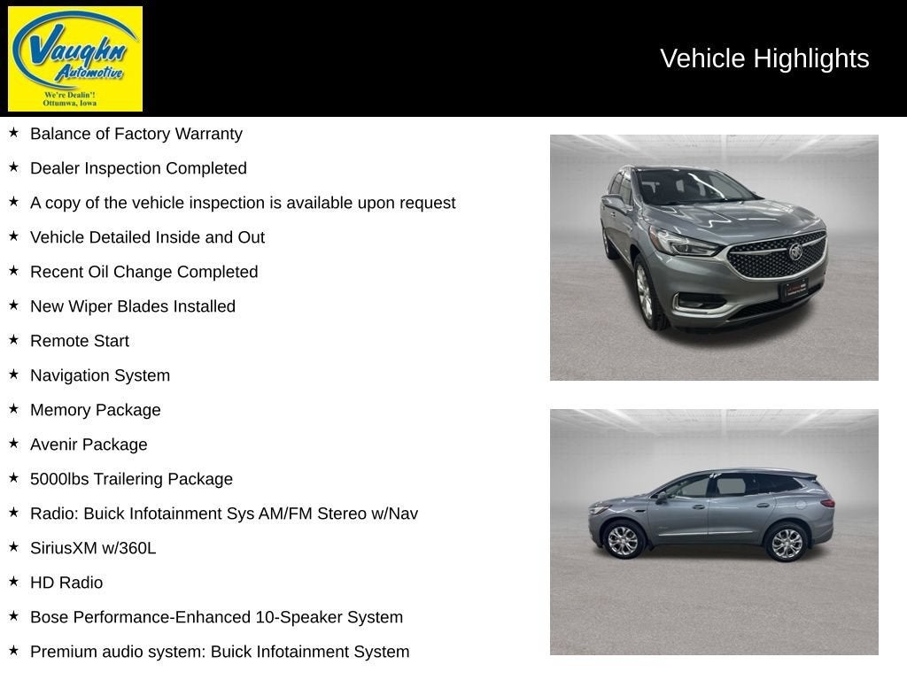 2020 Buick Enclave Avenir