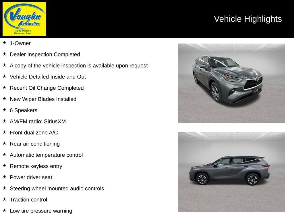 2022 Toyota Highlander XLE