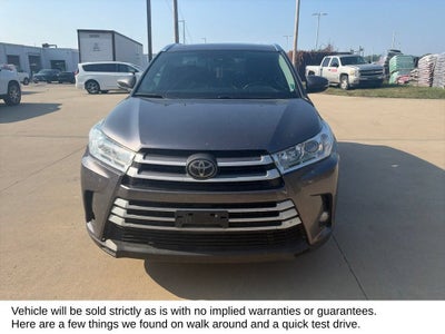 2018 Toyota Highlander SE