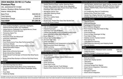 2024 Mazda Mazda CX-90 3.3 Turbo Premium Plus