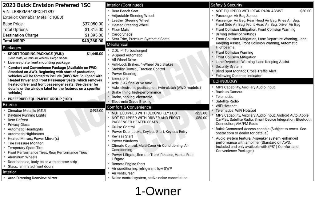 2023 Buick Envision Preferred