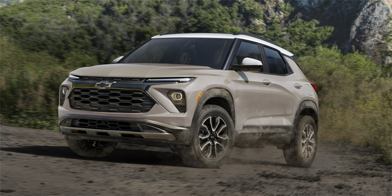 The 2026 Chevrolet Trailblazer driving on Rugged Terrain